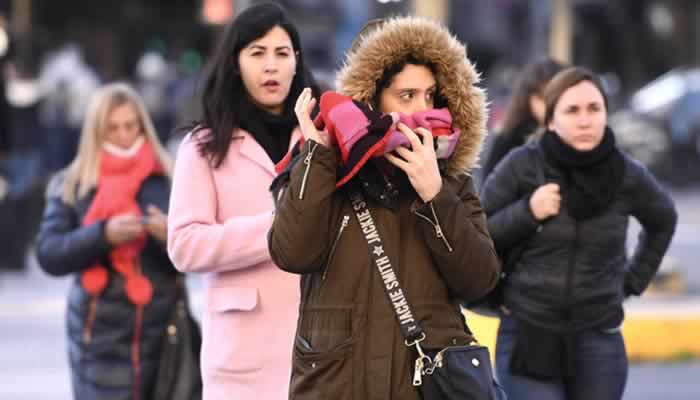 Frío en la ciudad de Buenos Aires y el Conurbano